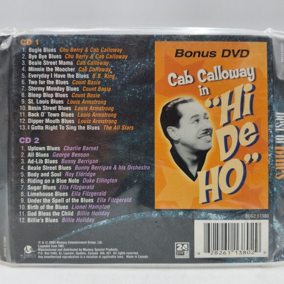 Best Of Blues 2-Disc CD Set Bonus DVD Featuring Cab Calloway In "Hi-De-Ho" - Picture 6 of 8